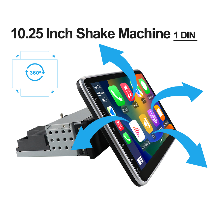 10.25 Inch Shake Machine 1 DIN Universal