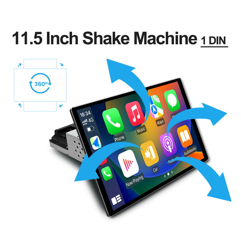 11.5 Inch Shake Machine 1 DIN For Universal